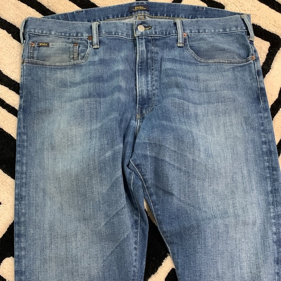 Men’s POLO RALPH LAUREN The Varick Slim Straight med wash 40x30 - Picture 4 of 7